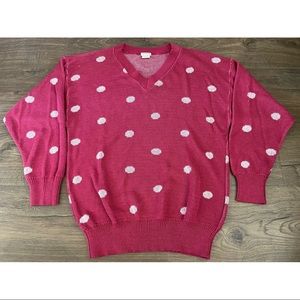 Vintage Polka Dot Sweater
